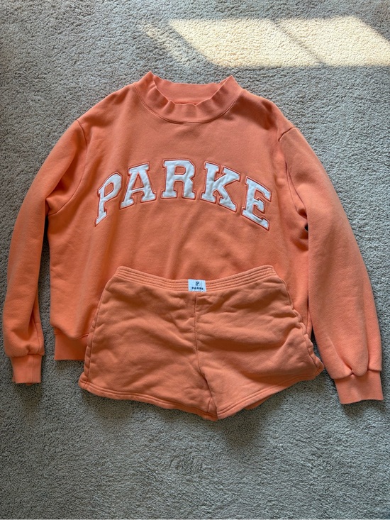 Parke Other - Parke creamsicle summerland 2025 mockneck + shorts